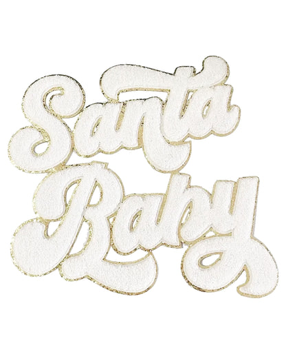 Santa Baby Chenille Patch