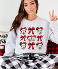 Santa Mickey And Minnie DTF Transfer