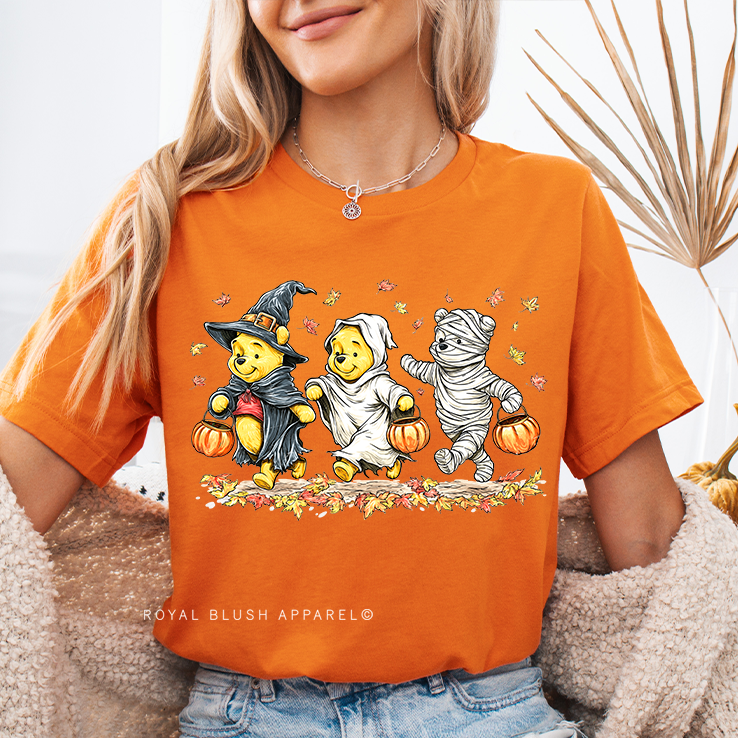Spooky Pooh Bear Full Color Transfer