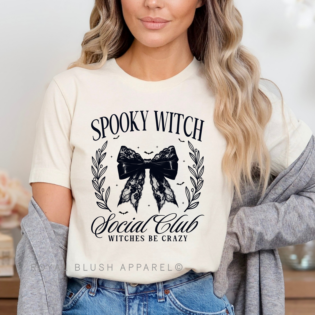 Spooky Witch Social Club Full Colour Transfer