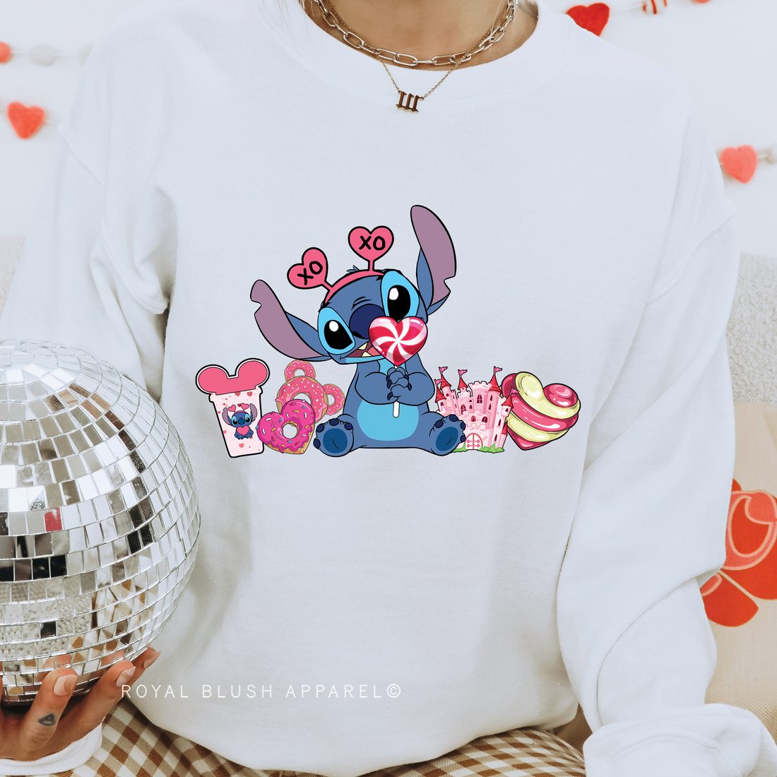 Stitch Valentine Full Color Transfer