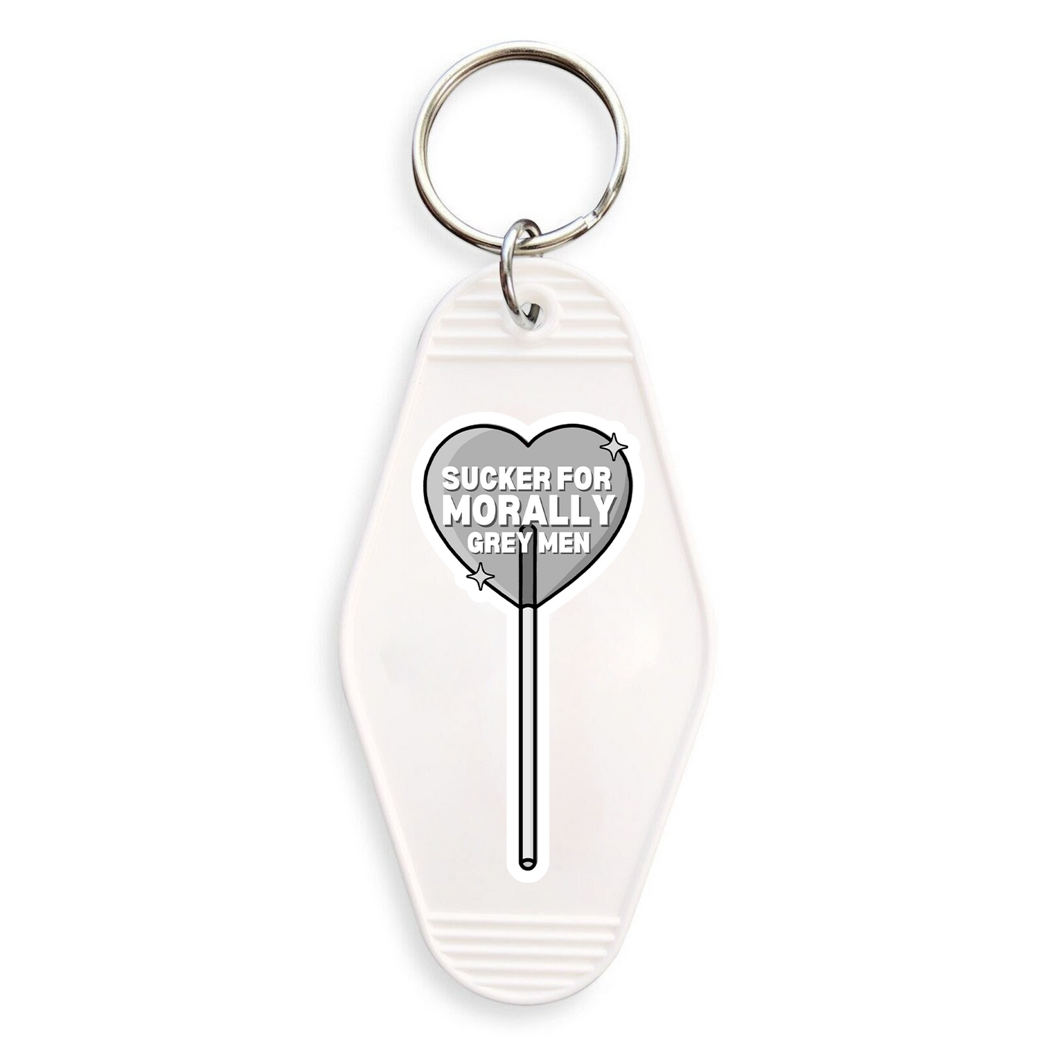 Sucker For Morally Grey Men UV Sticker