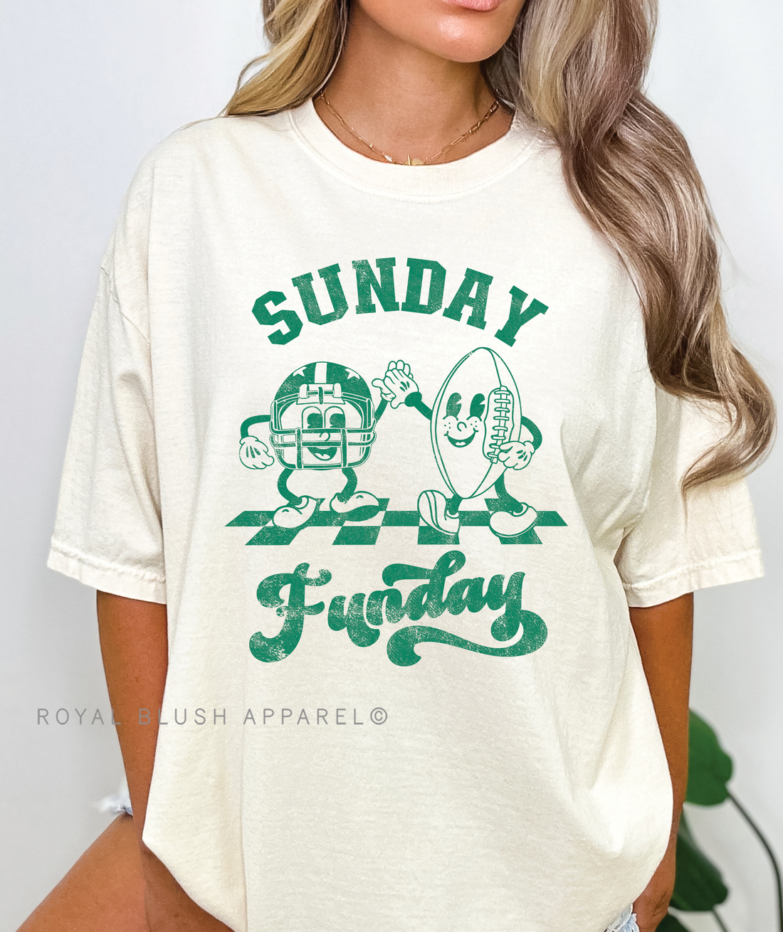 Sunday Funday Football Full Color Transfer