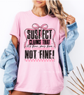 The Chaos Moms Club DTF Transfer ready-to-press DTF transfer shown on apparel