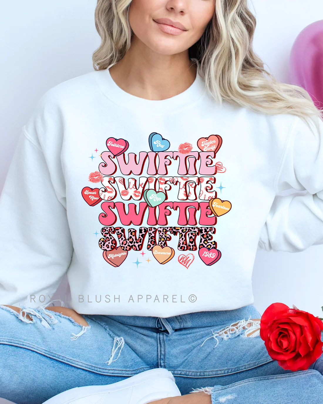 Swiftie Valentine Albums Full Color Transfer