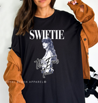 ready-to-press DTF transfer shown on apparel