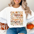Take Me To The Pumpkin Patch Floral DTF Transfer
