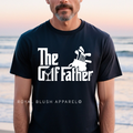 The Man. The Myth. The Legend. DTF Transfer ready-to-press DTF transfer shown on apparel