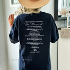 TTPD The Manuscript White DTF Transfer ready-to-press DTF transfer shown on apparel