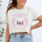 The Tortured Poets Social Club TTPD DTF Transfer ready-to-press DTF transfer shown on apparel
