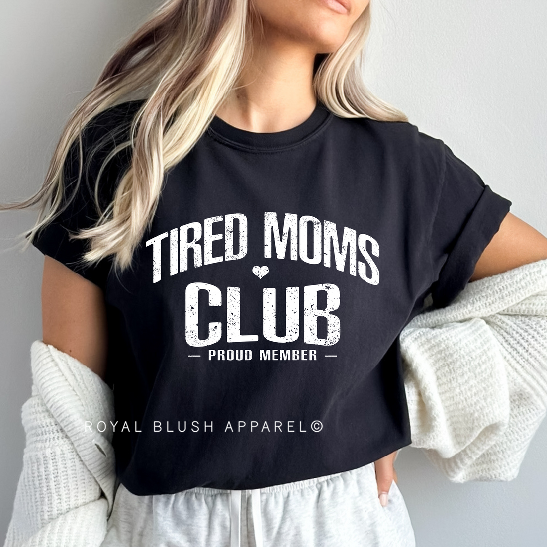 Tired Moms Club Full Color Transfer