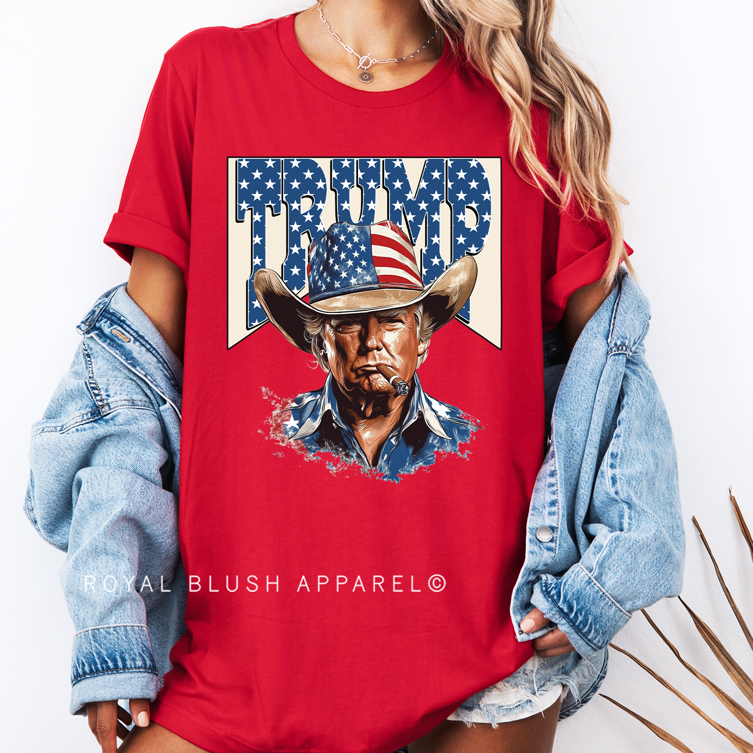 4th Of July Trump Full Color Transfer