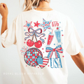 You Look Like The 4th Of July DTF Transfer ready-to-press DTF transfer shown on apparel