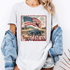USA Bow DTF Transfer ready-to-press DTF transfer shown on apparel