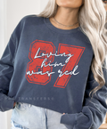 Game Day Football DTF Transfer ready-to-press DTF transfer shown on apparel