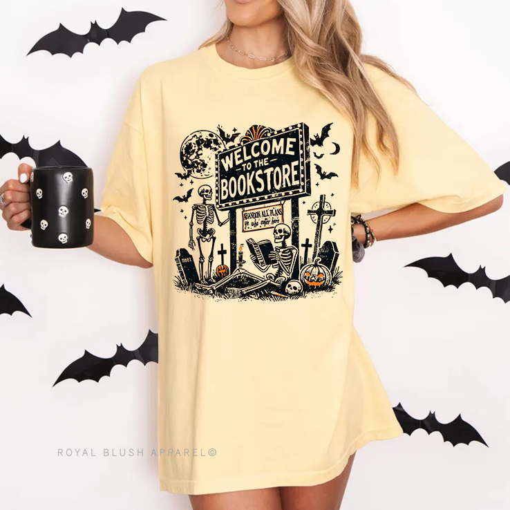 Welcome To The Bookstore Full Color Transfer