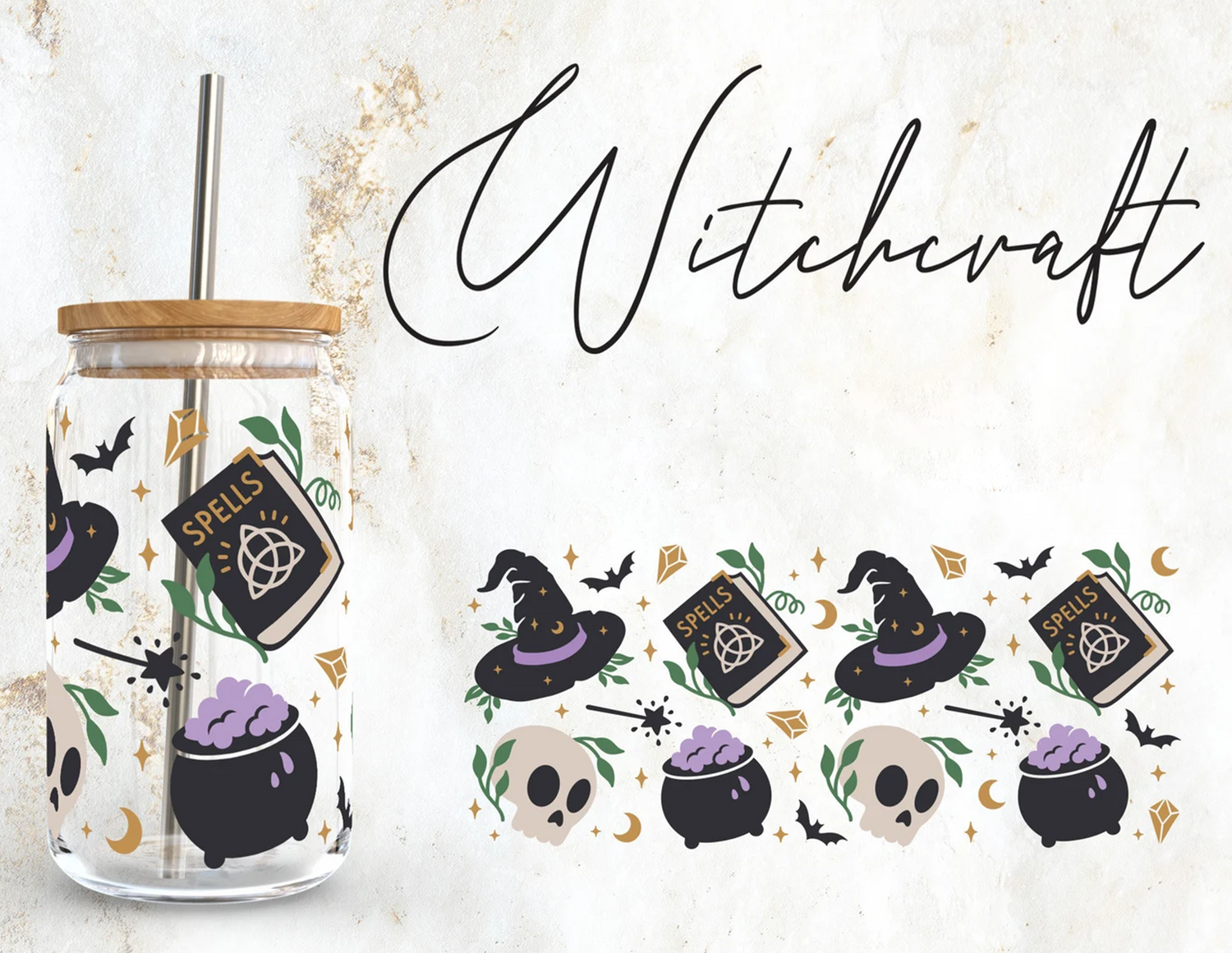 Witchcraft Wrap UV DTF Sticker