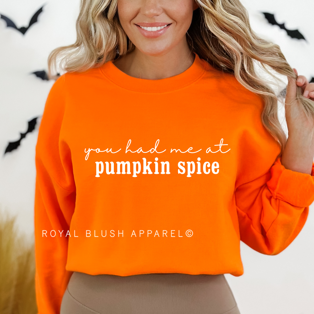 Vous m’avez eu au transfert de sérigraphie Pumpkin Spice