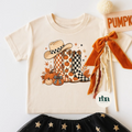 Cowgirl Boots Fall Youth DTF Transfer ready-to-press DTF transfer shown on apparel