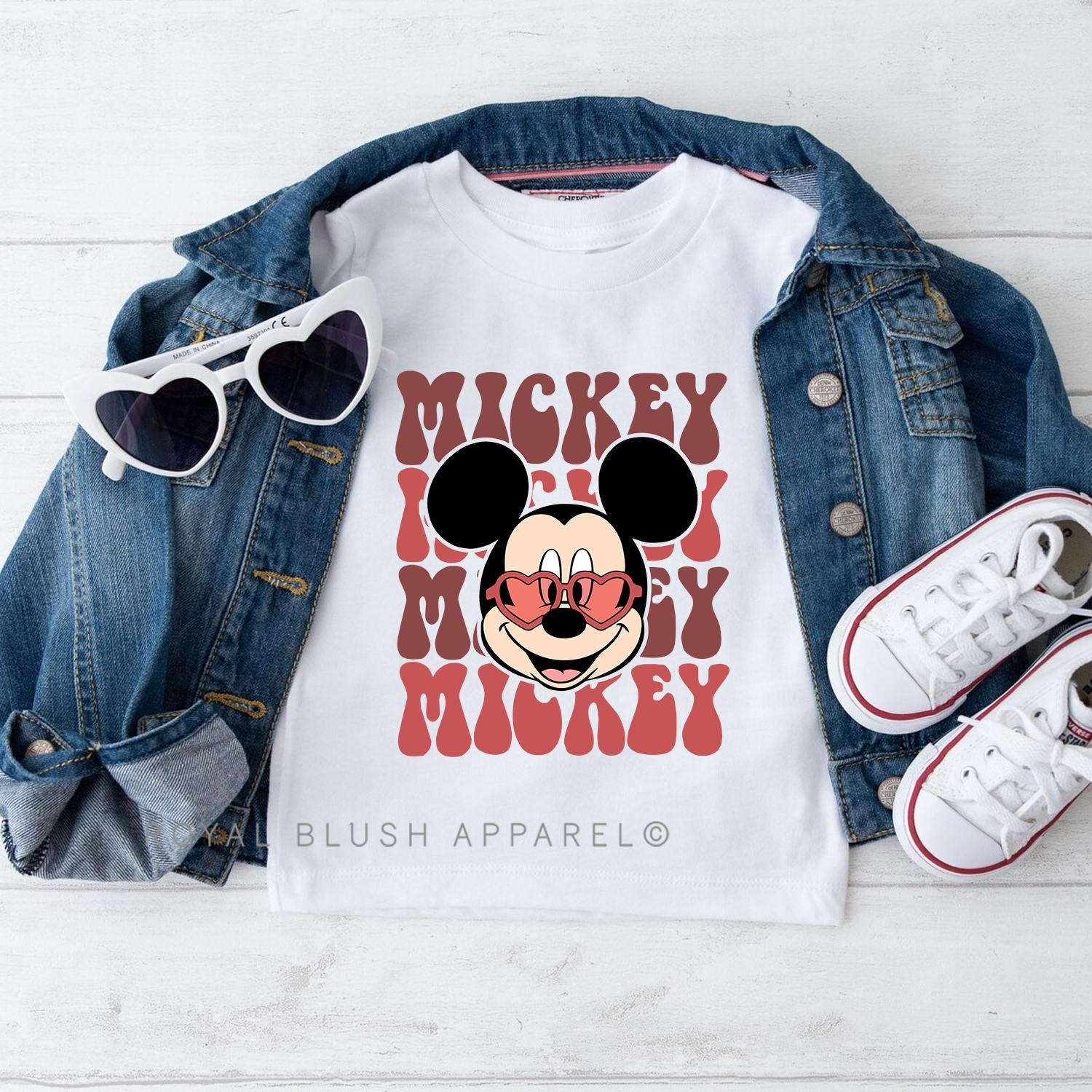 Toddler/Youth Mickey Sunglasses Full Color Transfer