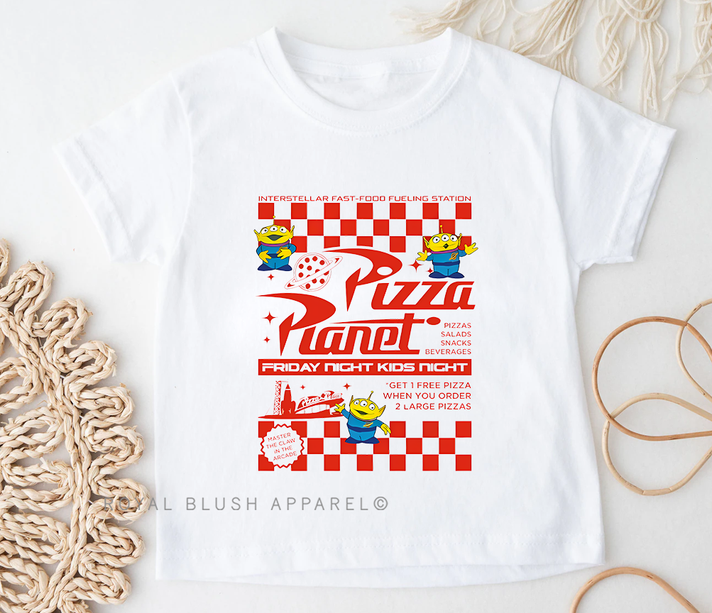 Toddler Pizza Planet Full Color Transfer