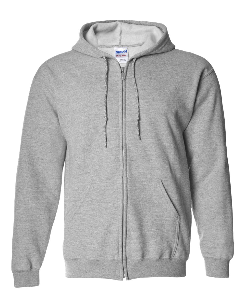 Blank Gildan 18600 Heavy Blend™ Full-Zip Hooded Sweatshirt