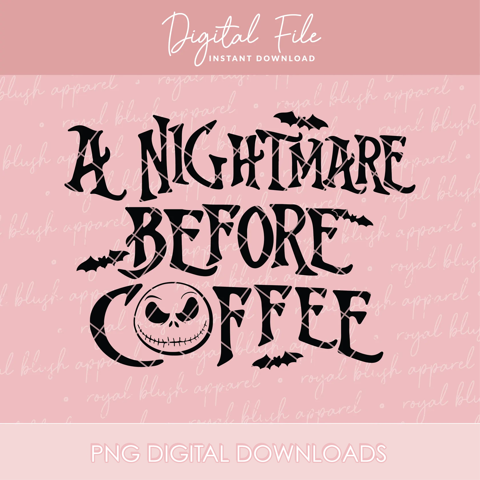 A Nightmare Before Coffee Png