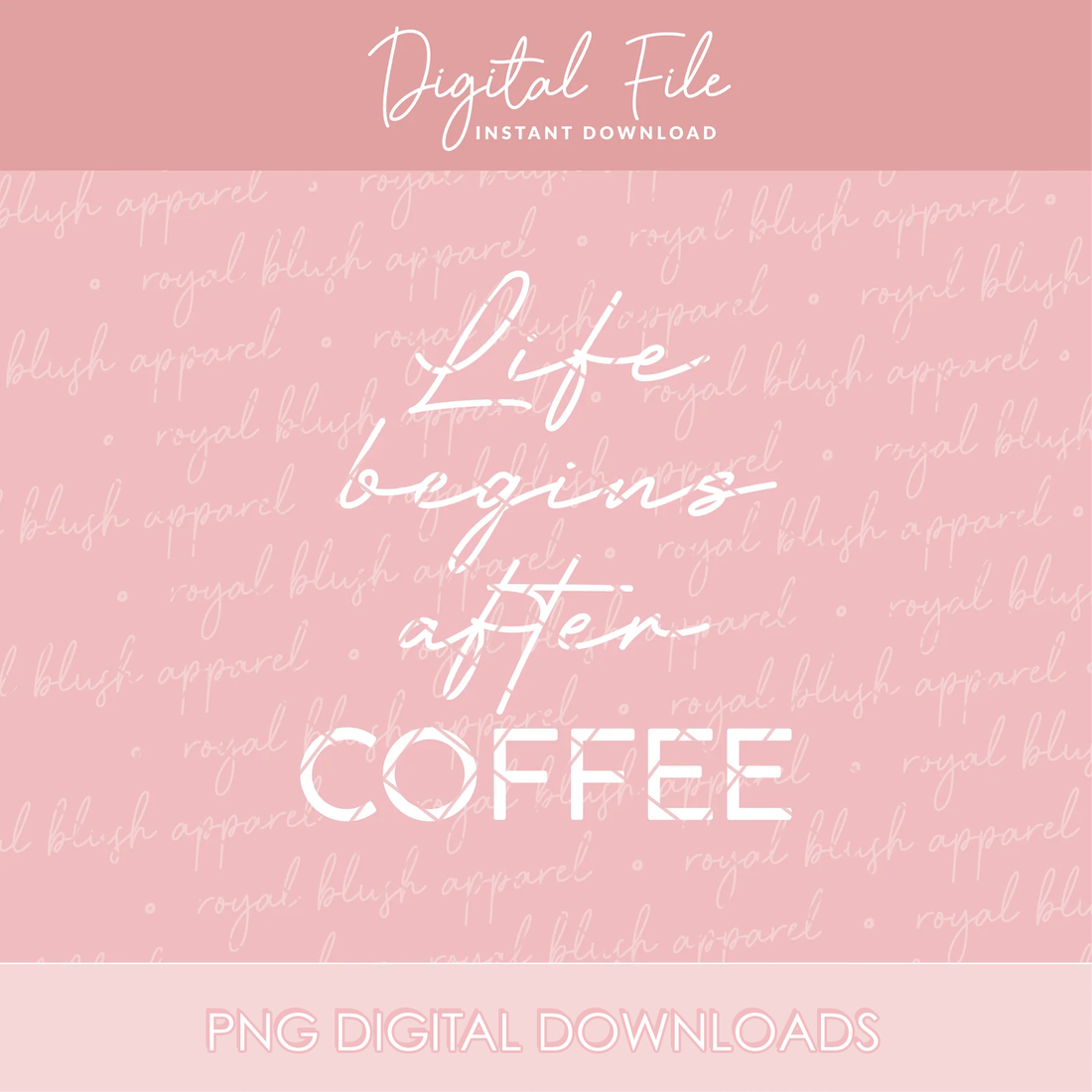 Life Begins After Coffee Png
