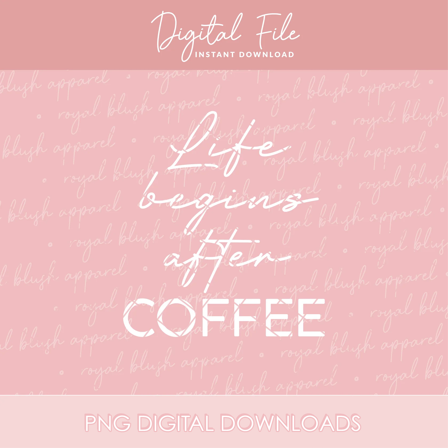 Life Begins After Coffee Png