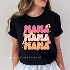 Stars Mama DTF Transfer ready-to-press DTF transfer shown on apparel