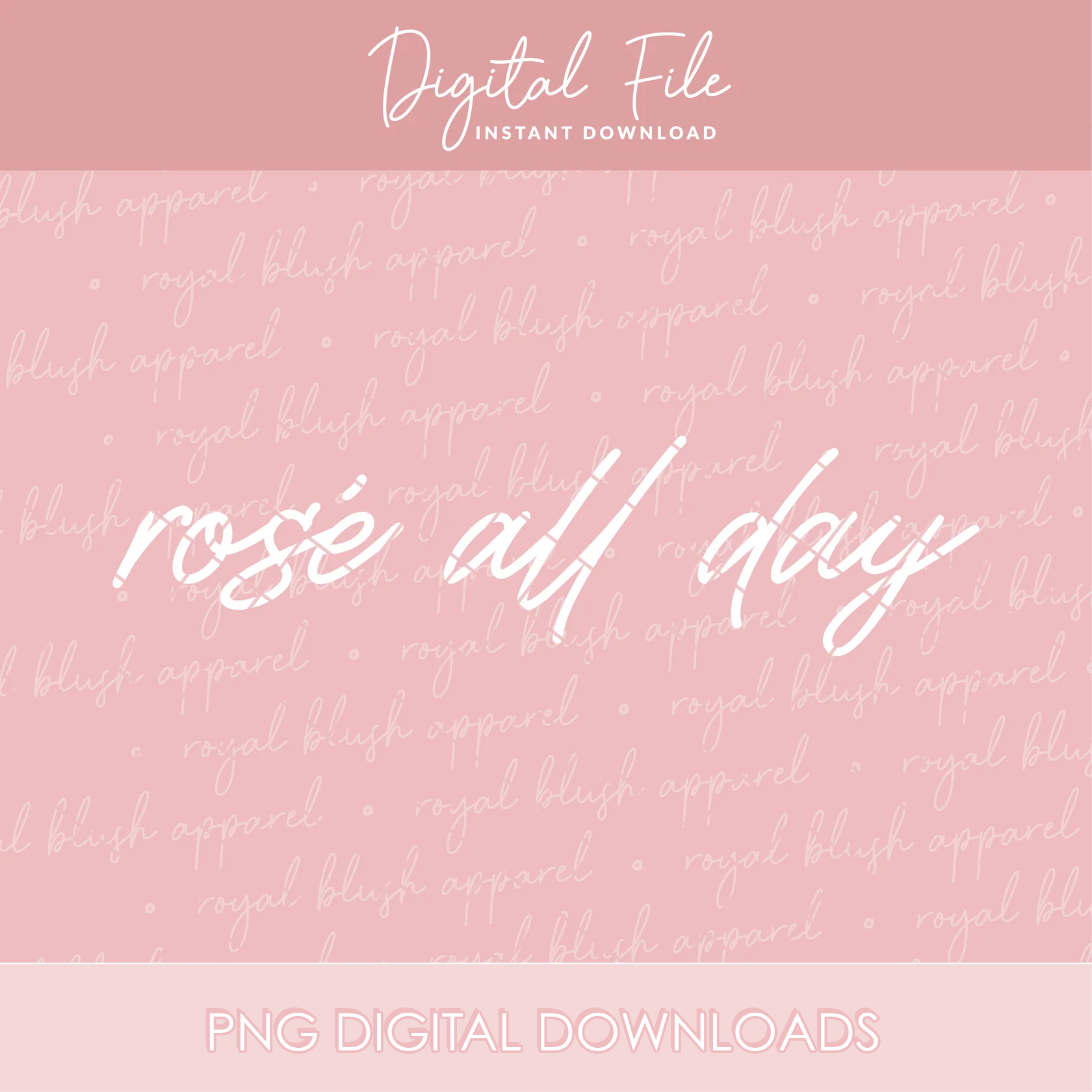 Rosé All Day Png