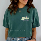 ready-to-press DTF transfer shown on apparel