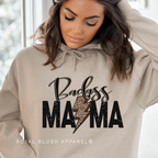 Badass Mama DTF Transfer ready-to-press DTF transfer shown on apparel
