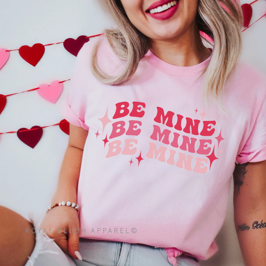 Be Mine Full Color Transfer