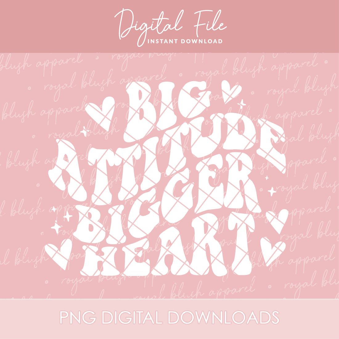 Big Attitude Bigger Heart Png
