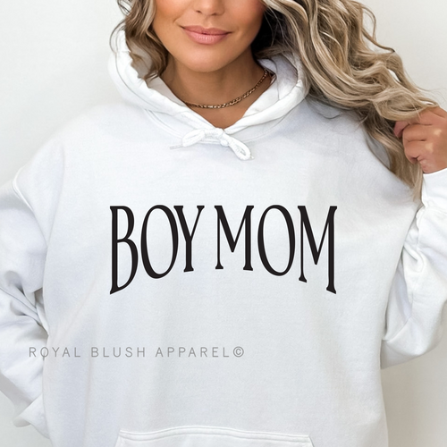 BOY MOM Screen Print Transfer