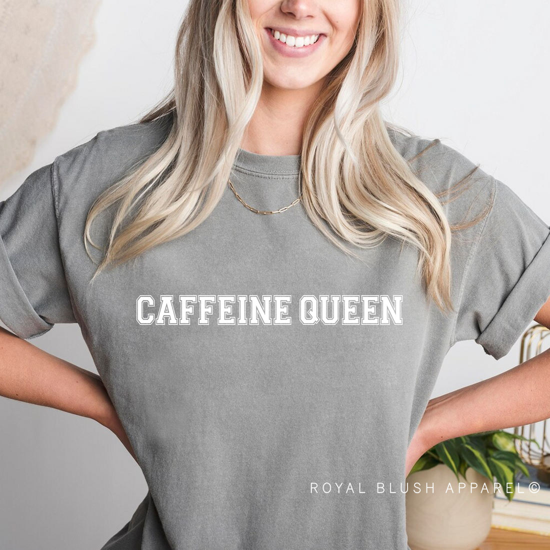 Caffeine Queen Screen Print Transfer