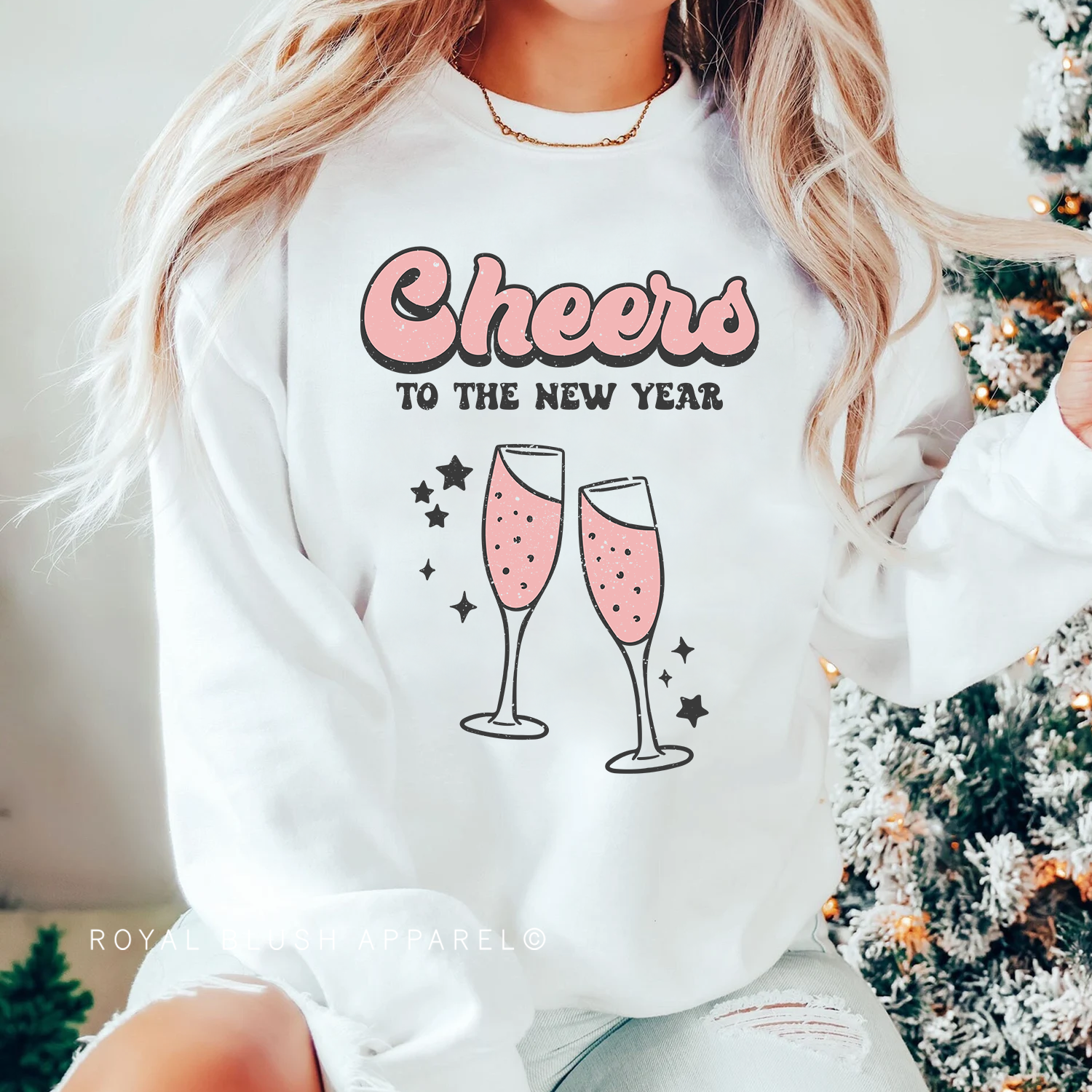 Cheers To The New Year Full Colour Transfer