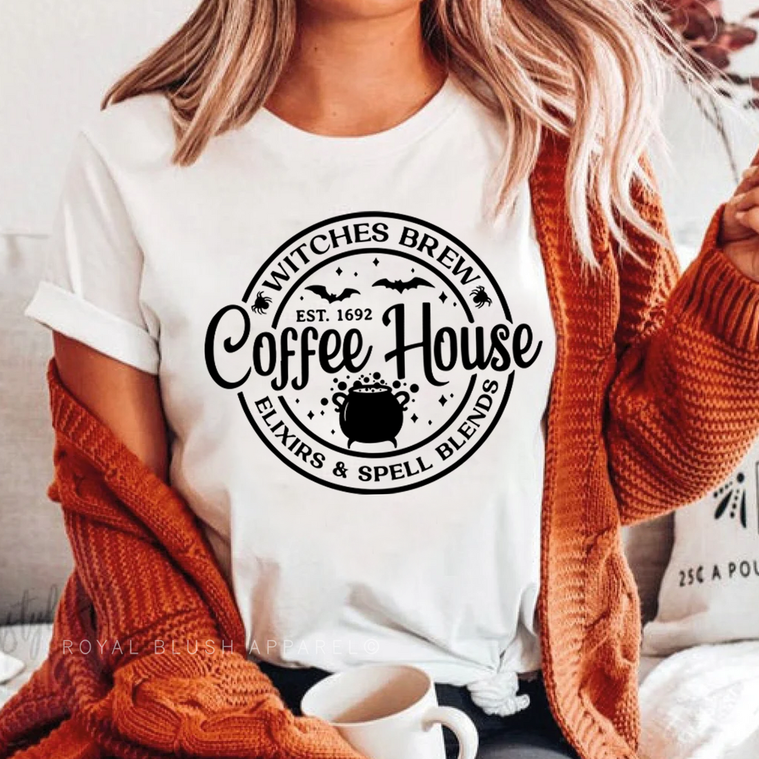 Witches Brew Coffee House Full Color Transfer