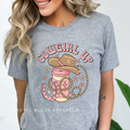 Yeehaws And Hellnaws DTF Transfer ready-to-press DTF transfer shown on apparel