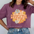 Helping Little Minds Grow DTF Transfer ready-to-press DTF transfer shown on apparel