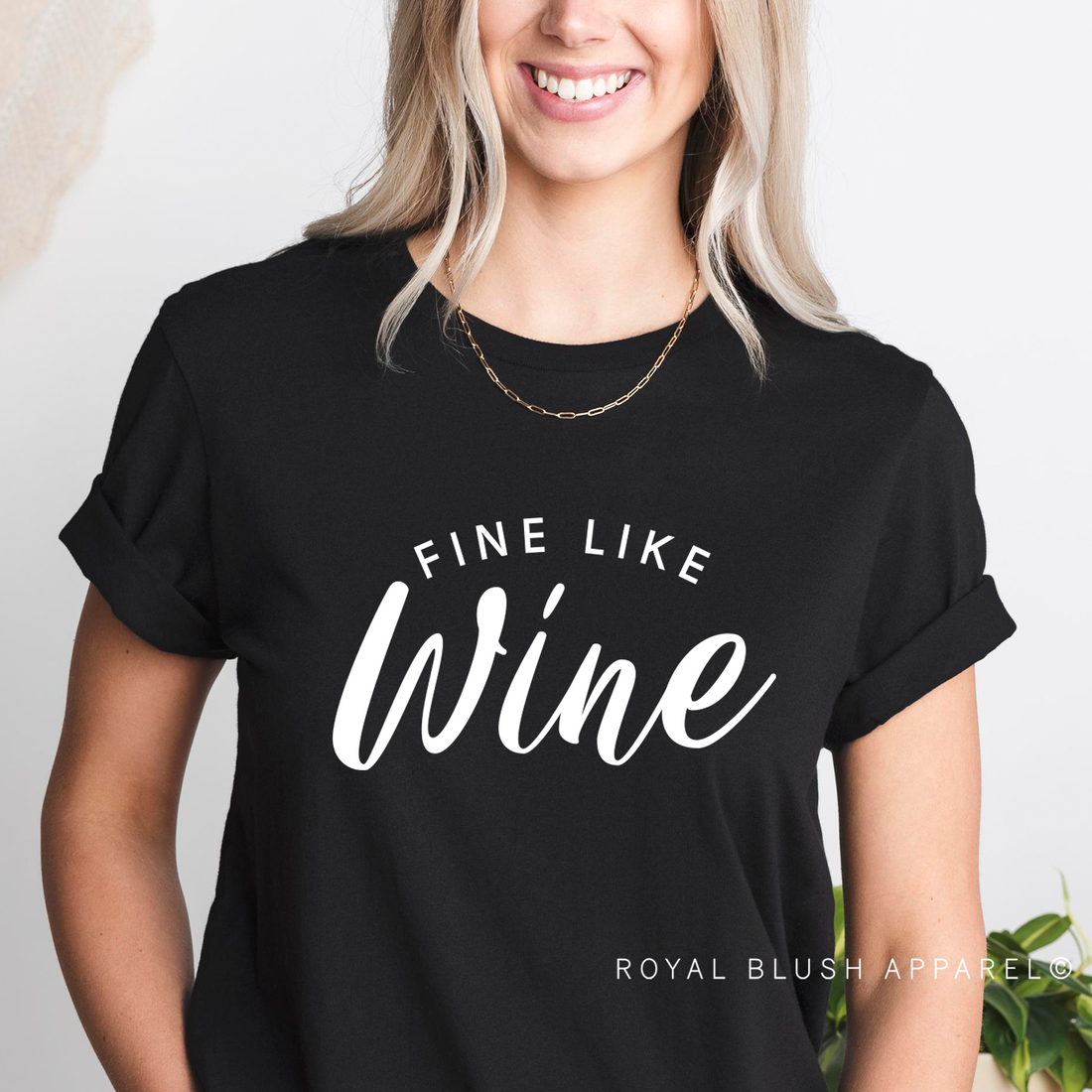 Fine Like Wine Screen Print Transfer