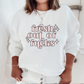 ready-to-press DTF transfer shown on apparel