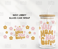 Half Mom Half Coffee Wrap UV DTF Sticker