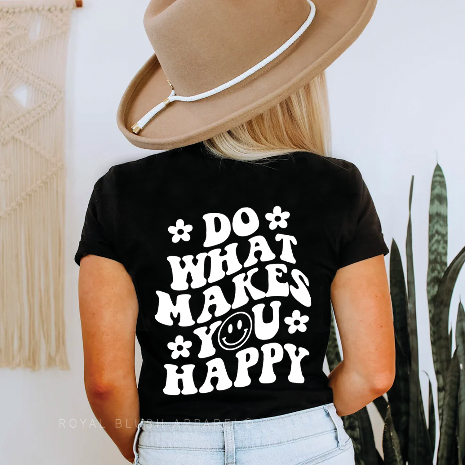 Do What Makes You Happy Retro Full Color Transfer