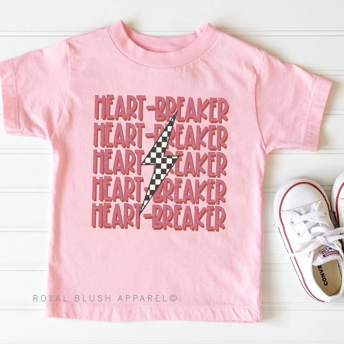 Toddler/Youth Heart-Breaker Lightning Bolt Full Color Transfer