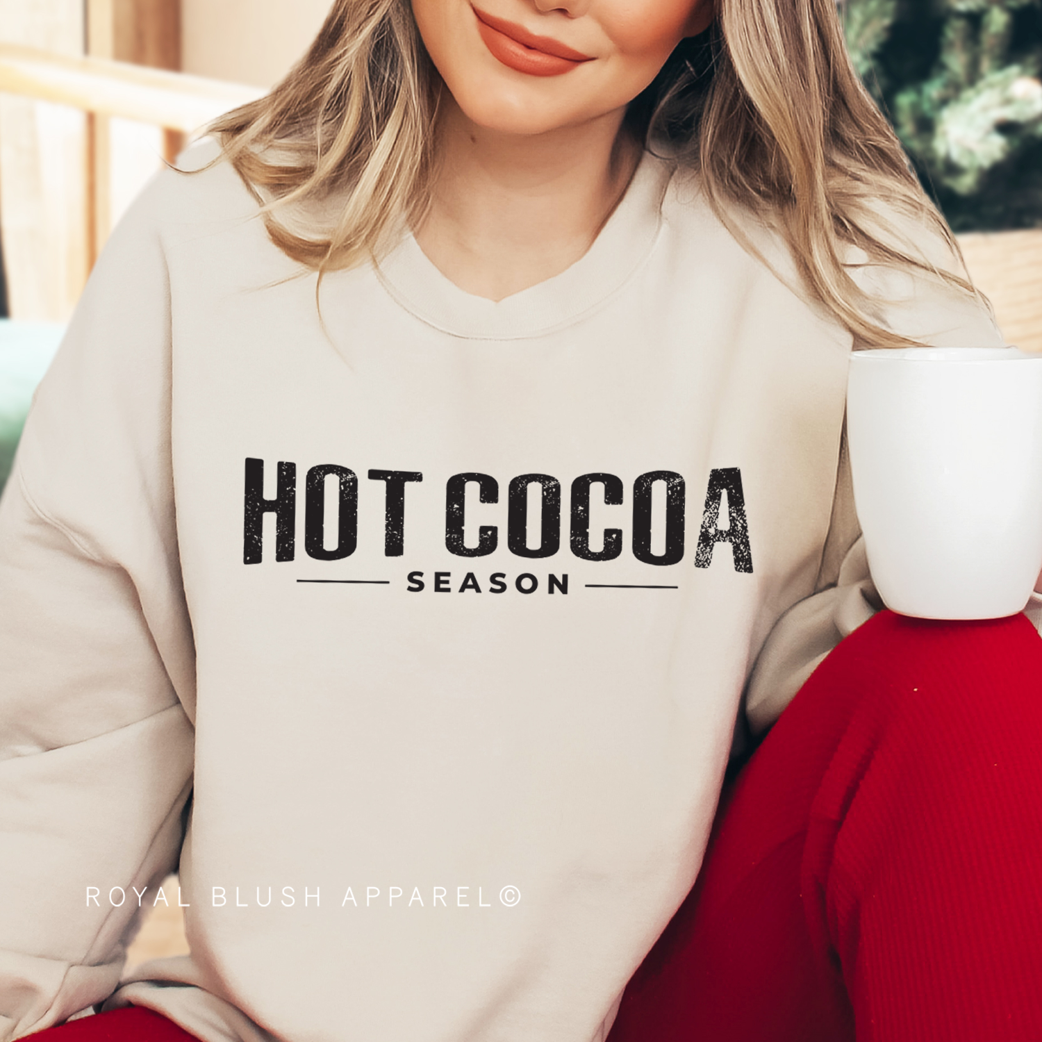 Hot Cocoa Season Screen Print Transfer