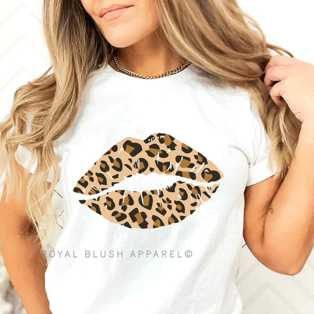Leopard Lips Full Color Transfer