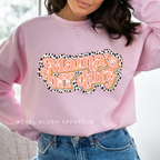 Mama's Off Duty DTF Transfer ready-to-press DTF transfer shown on apparel