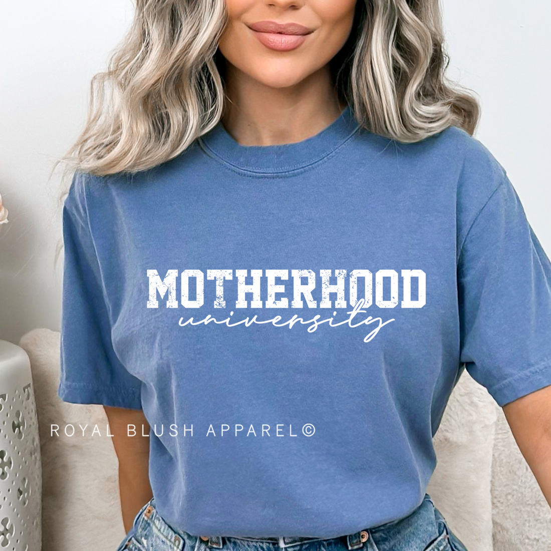 Motherhood University Screen Print Transfer